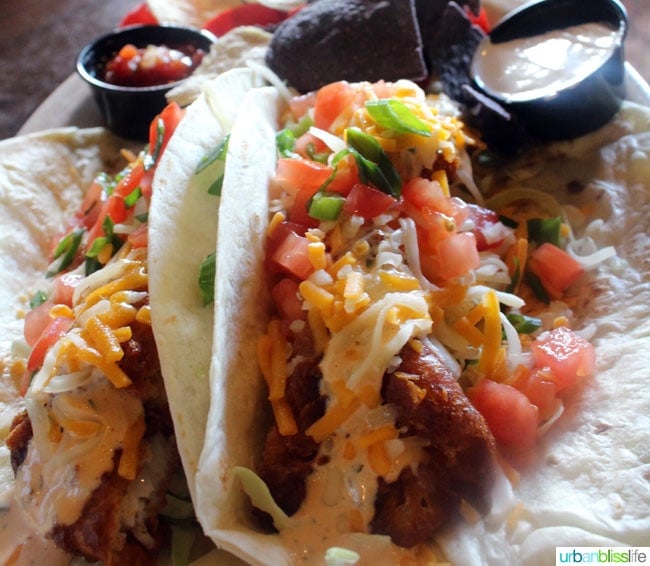 fish tacos at Tamarack Brewing in Missoula