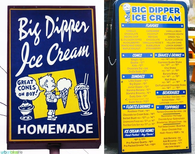 Places to Eat in Missoula, Montana: Big Dipper Ice Cream