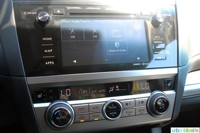 2015 Subaru Legacy interior
