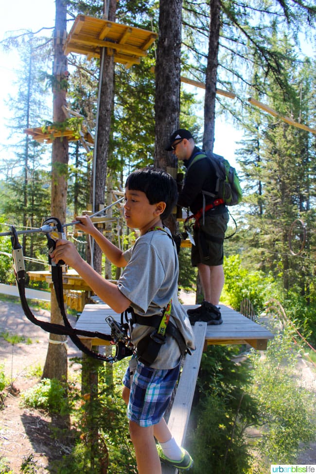 Whitefish Mountain Resort aerial park