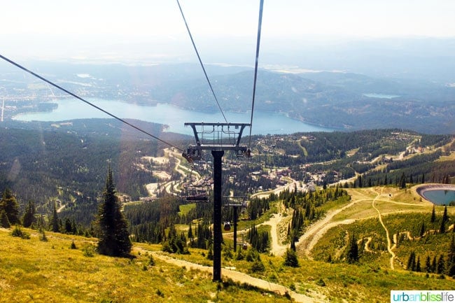 Whitefish Mountain Resort Summer Activities: lift rides