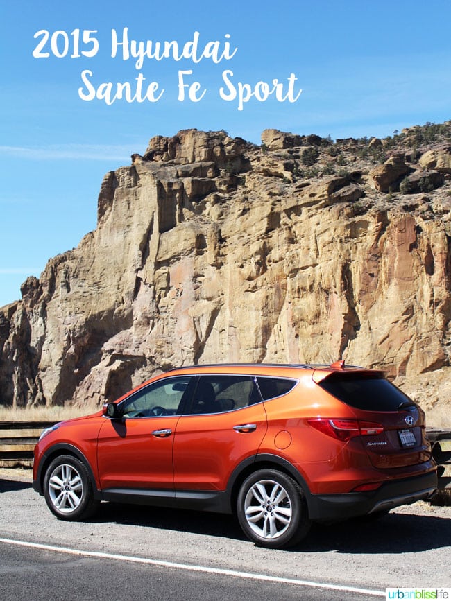 2015 Hyundai Sante Fe Sport car review on UrbanBlissLife.com