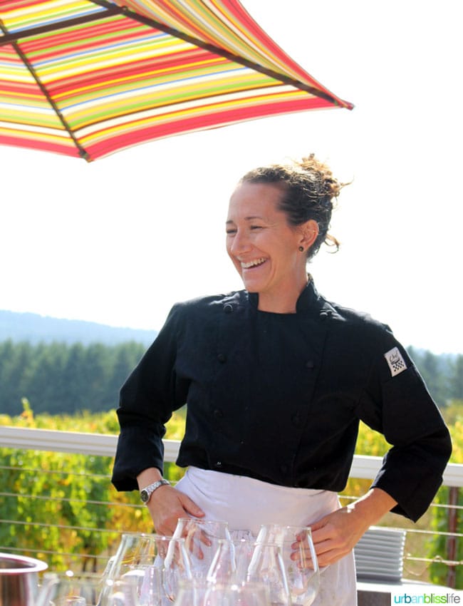 Raptor Ridge Winery chef