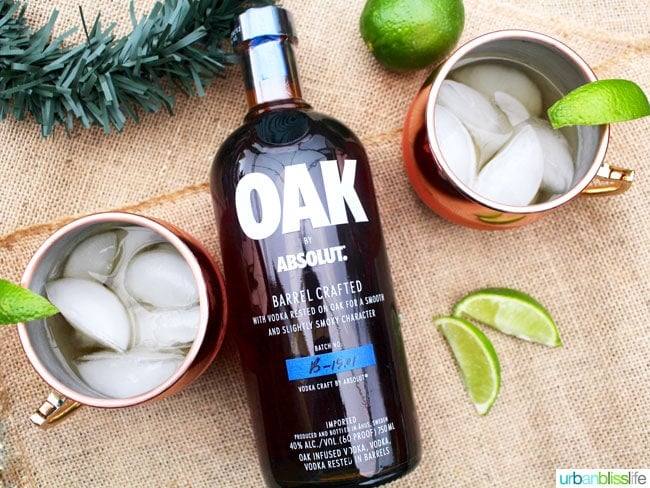Classic Moscow Mule with Oak Absolut