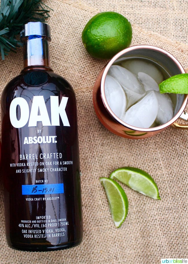 Classic Moscow Mule with Oak Absolut