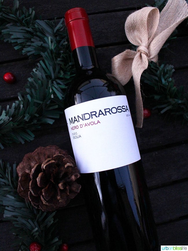 Top holiday wines: Mandrarossa Nero D'Avola on UrbanBlissLife.com