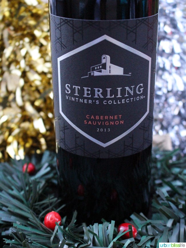 Top holiday wines: Sterling Cabernet Sauvignon on UrbanBlissLife.com