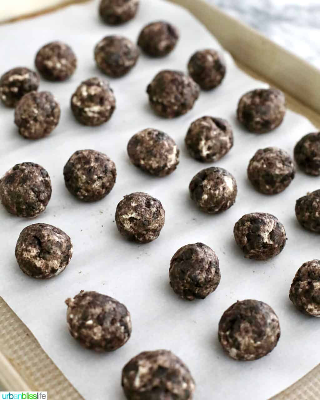 cookies and cream truffle fillings
