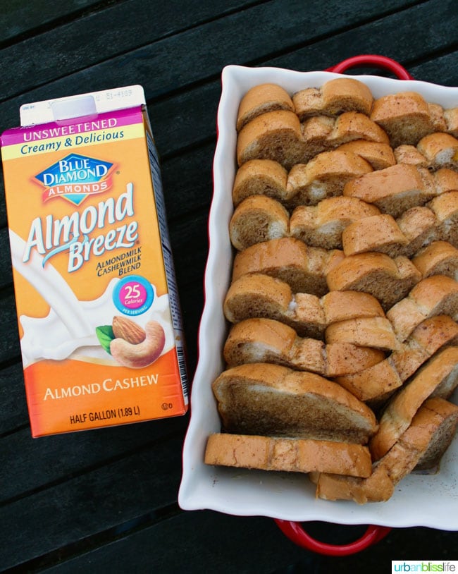 almond milk with make ahead breakfast