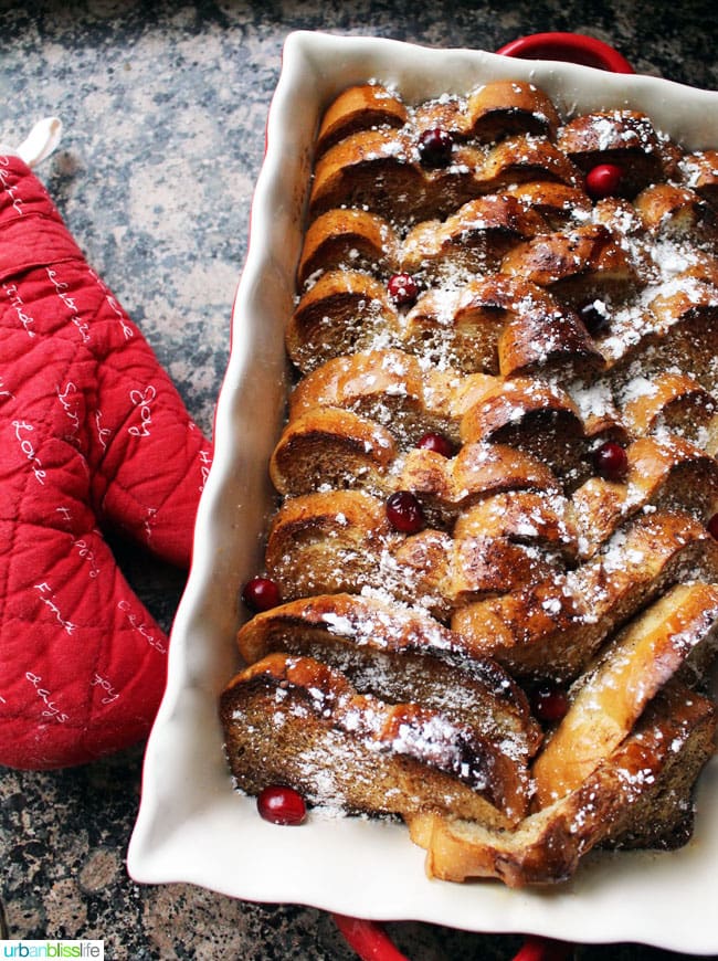 French Toast in bakeware