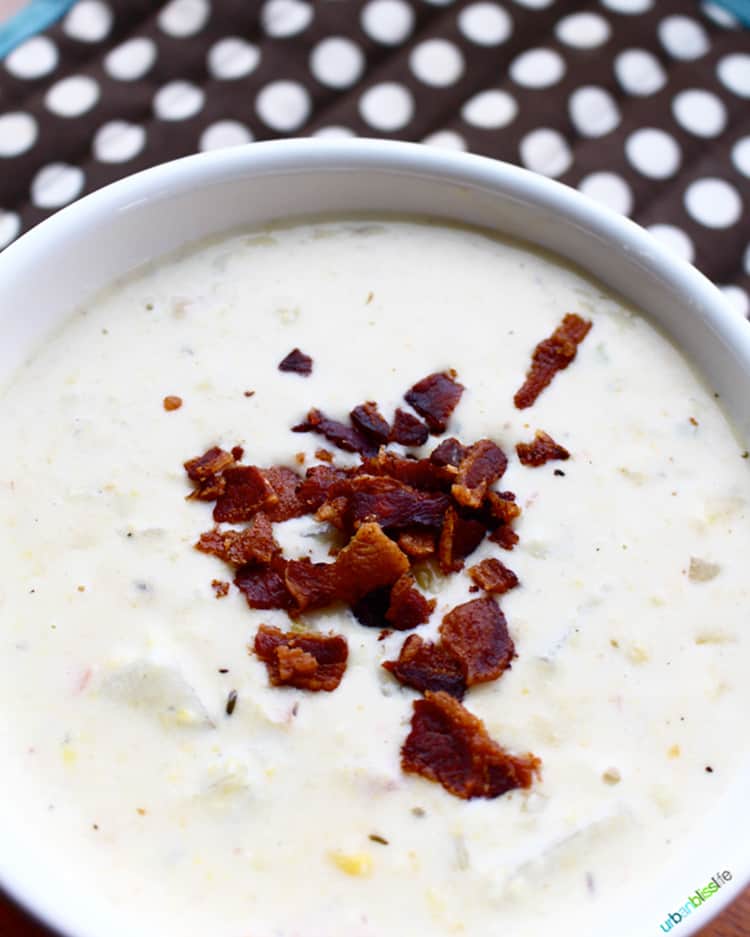 Seafood Bacon Corn Chowder