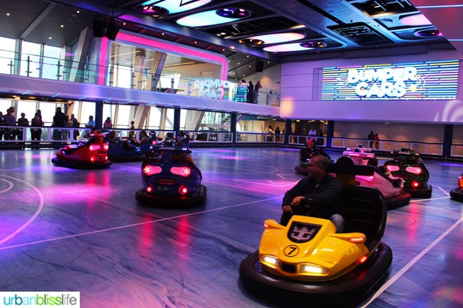 bumper cars on Anthem of the Seas