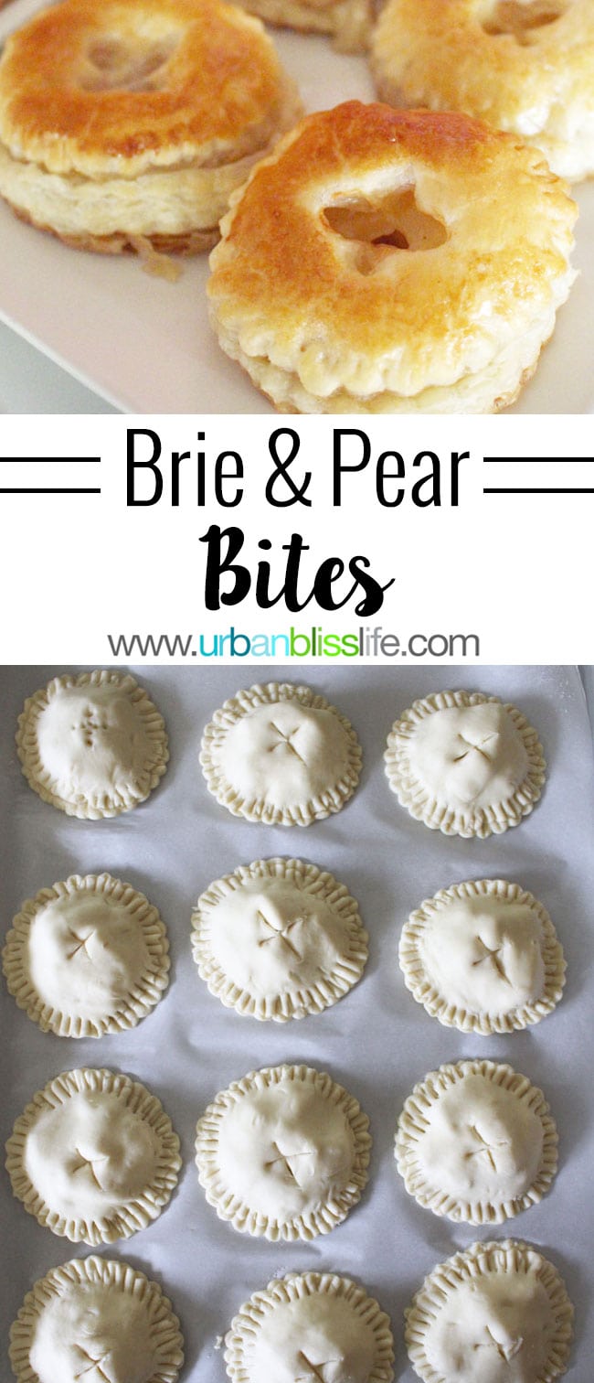 Brie and Pear Appetizers recipe on UrbanBlissLife.com