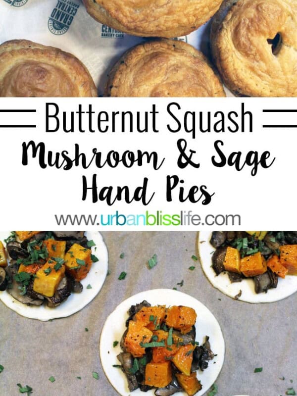 Butternut Squash Mushroom Sage Puff Pastries by UrbanBlissLife.com
