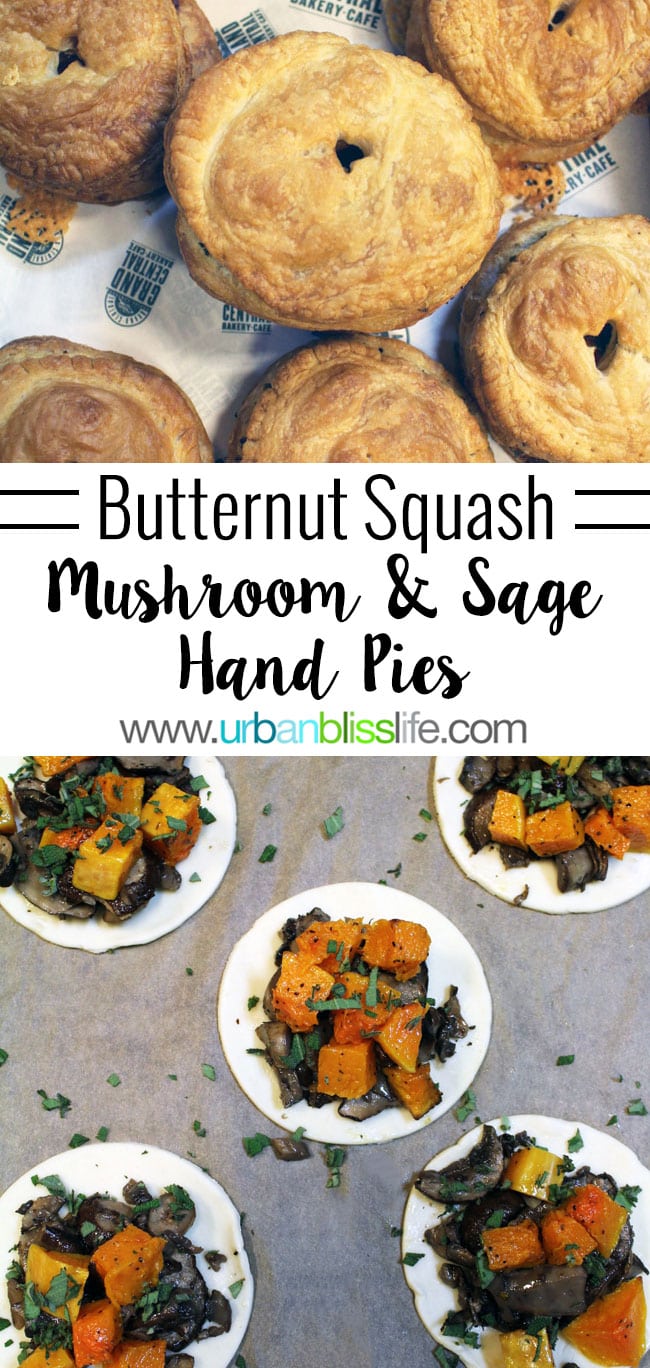 Butternut Squash Mushroom Sage Puff Pastries by UrbanBlissLife.com