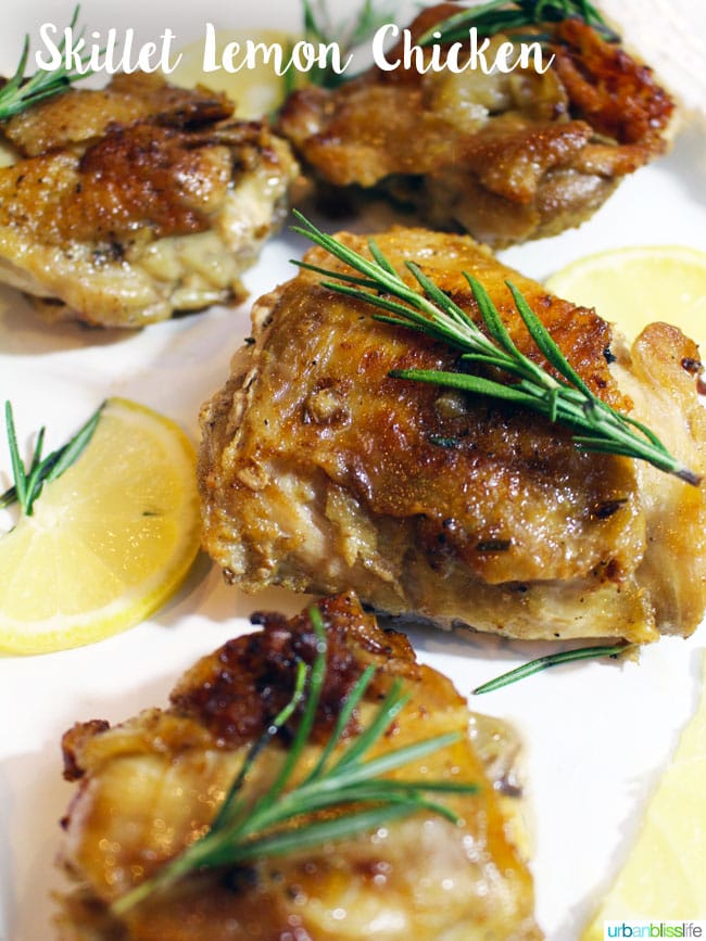 chicken thighs with lemon and rosemary