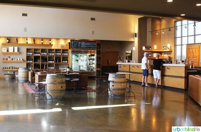 Waterbrook Winery tasting room