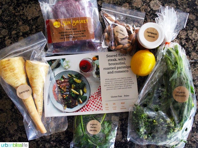 Sun Basket Healthy Meal Kit Delivery Review & Giveaway on UrbanBlissLife.com