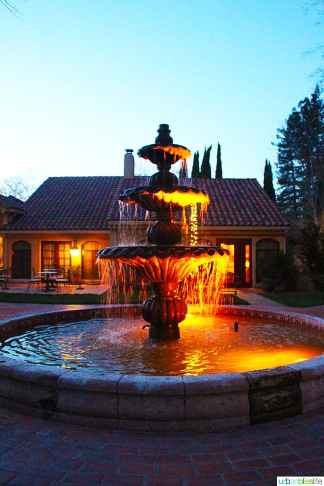 Fountain at Vintners Inn