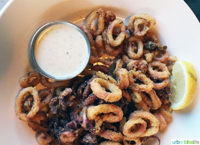 Calamari at Wayfarer Restaurant in Cannon Beach