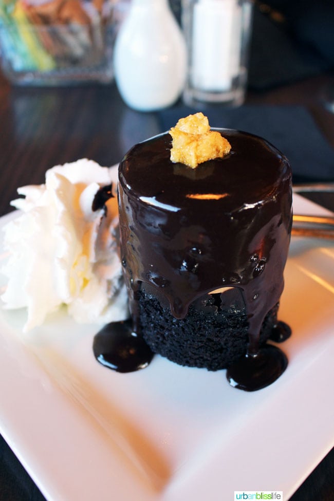 Wayfarer Restaurant Chocolate Dessert in Cannon Beach, Oregon - restaurant review on UrbanBlissLife.com
