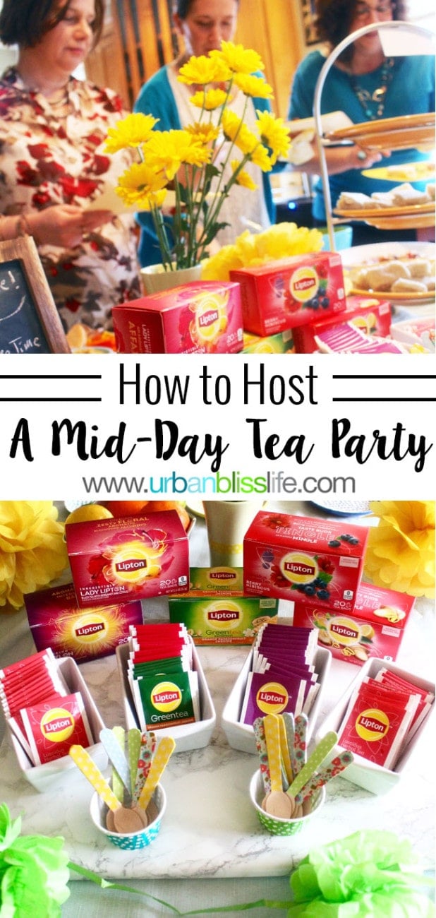 How to Host a Mid-Day Tea Party on UrbanBlissLife.com