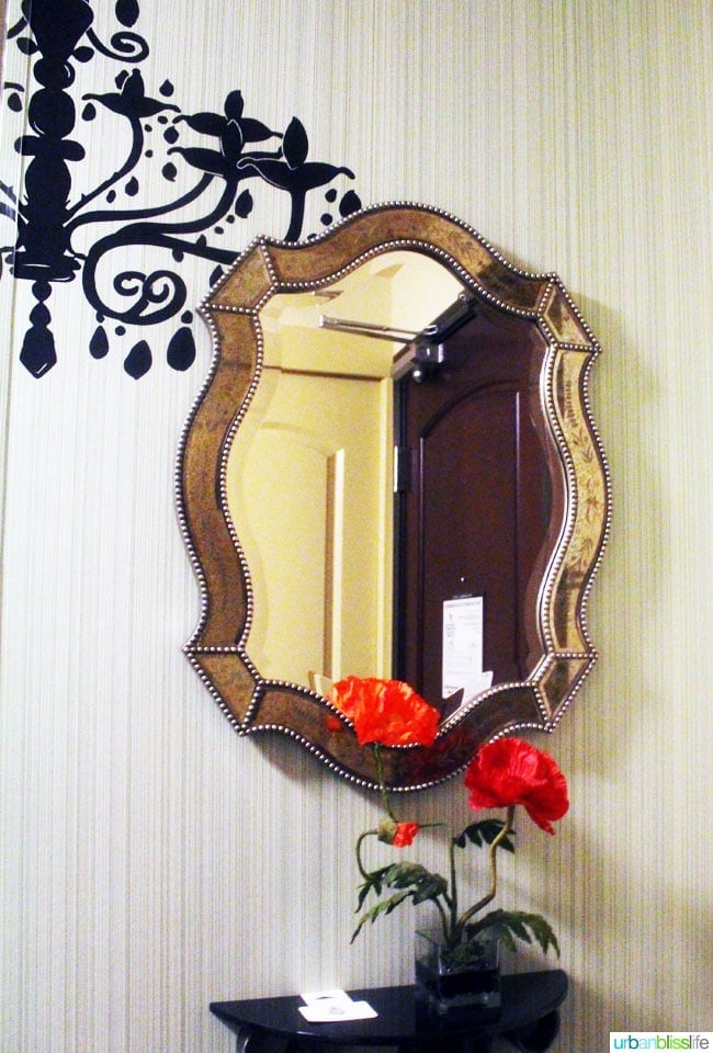 mirror in maxwell hotel seattle guest room