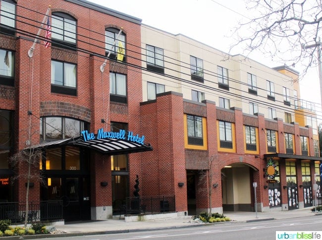 Where to Stay in Seattle, Washington: The Maxwell Hotel, on UrbanBlissLife.com