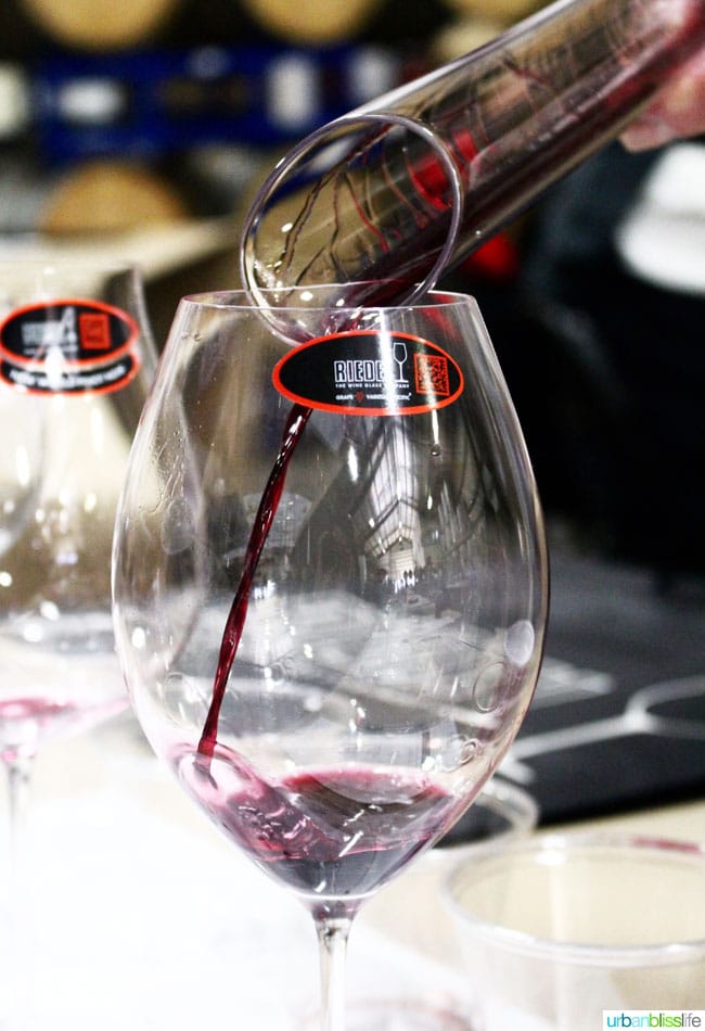 Riedel wine glass class