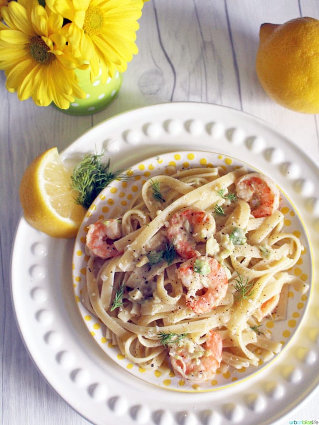 Shrimp Avocado Pasta