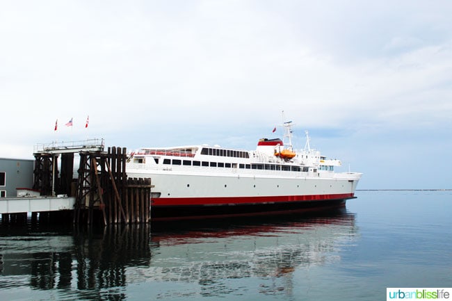 Portland to Victoria BC: Ferry port angeles, washington