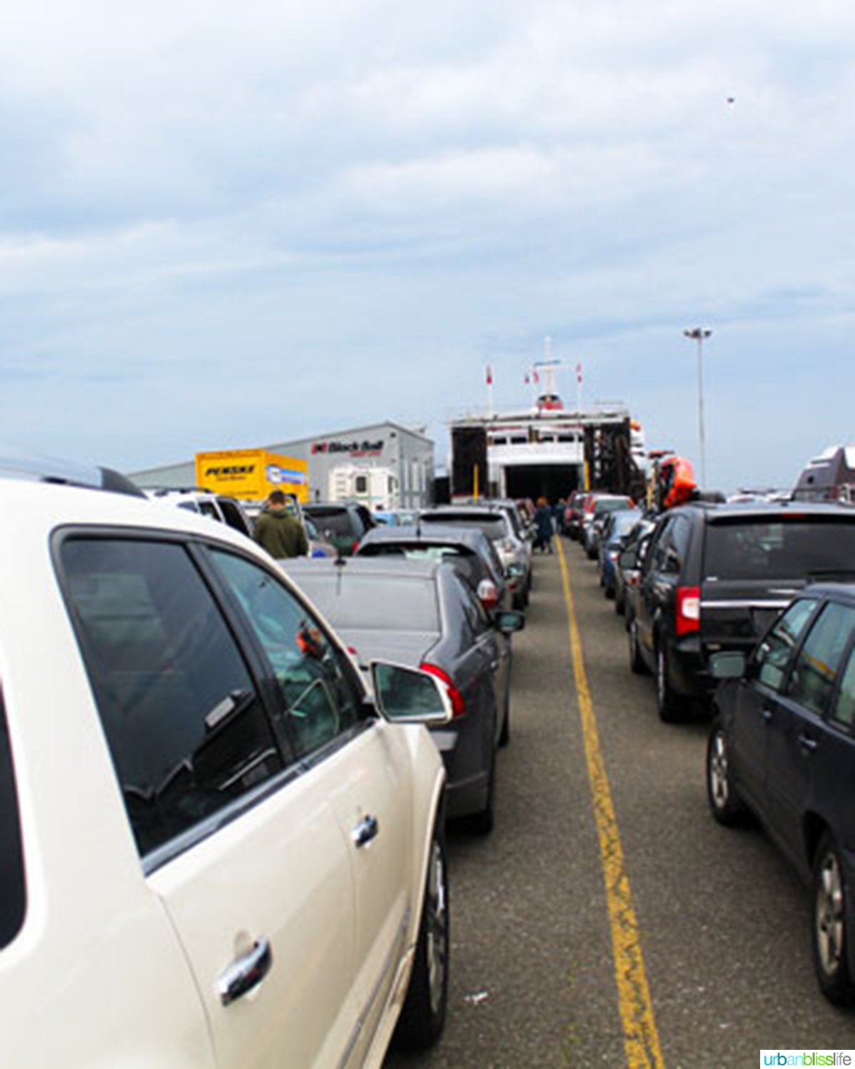 cars on port angeles ferry