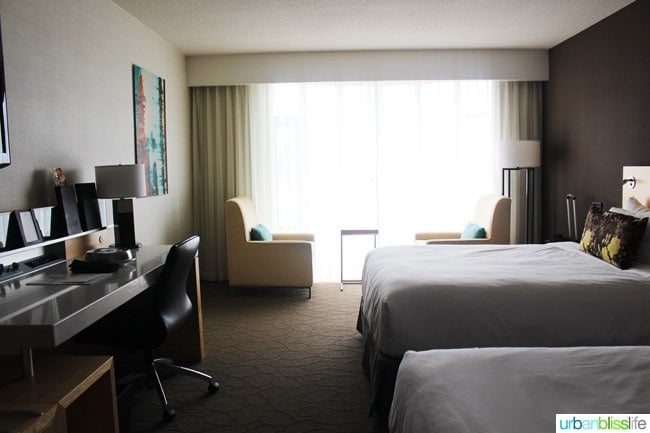 Where to stay in Victoria BC: Delta Victoria Ocean Pointe Resort guest room