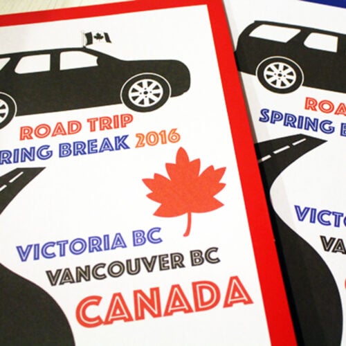 family road trip packets for kids