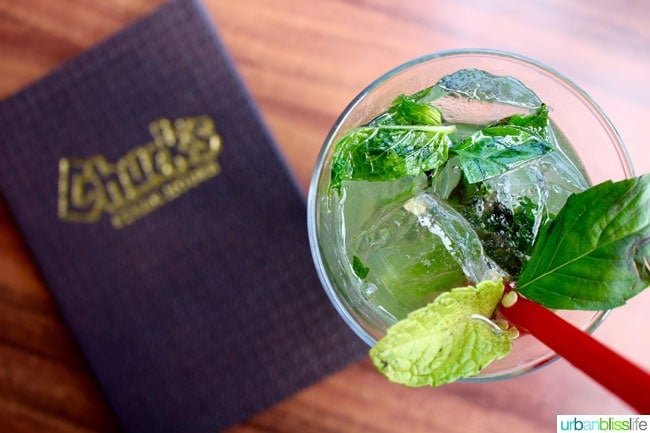 chuck's steak house tequila mojito