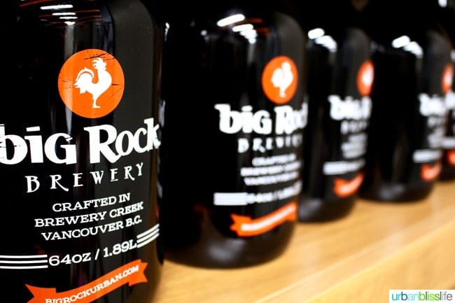 Big Rock Brewery growlers