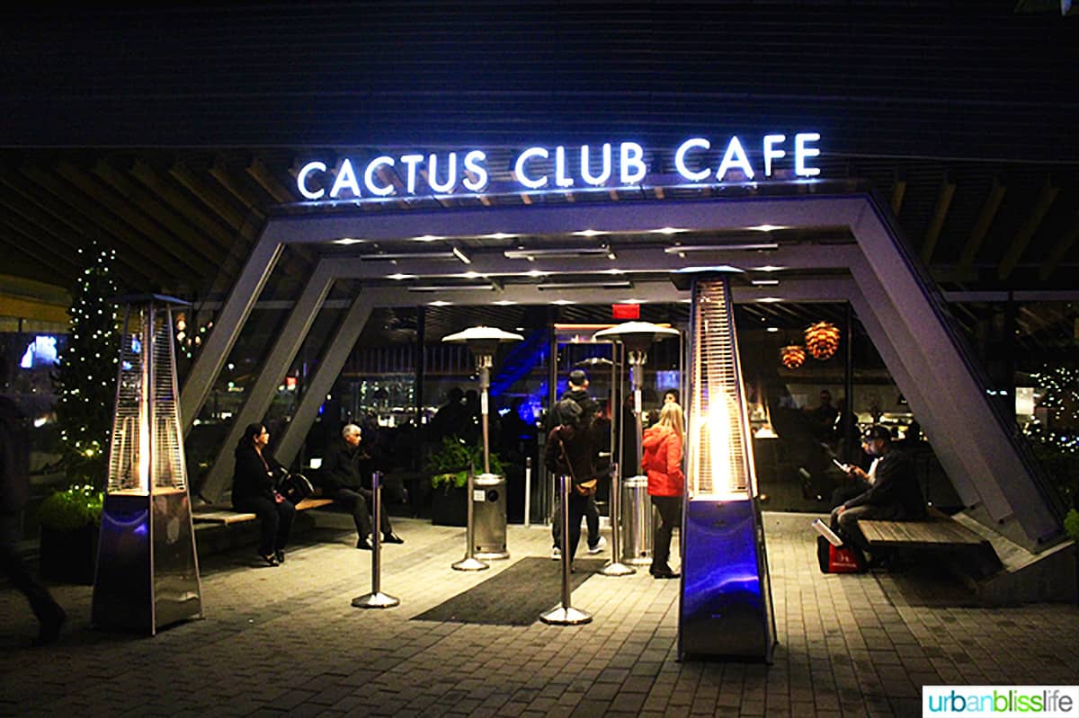 Vancouver BC restaurant: Cactus Club Cafe