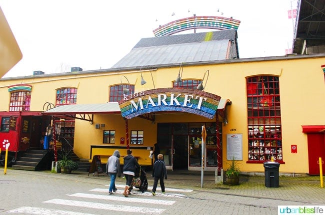 Things to do In Granville Island: kids market