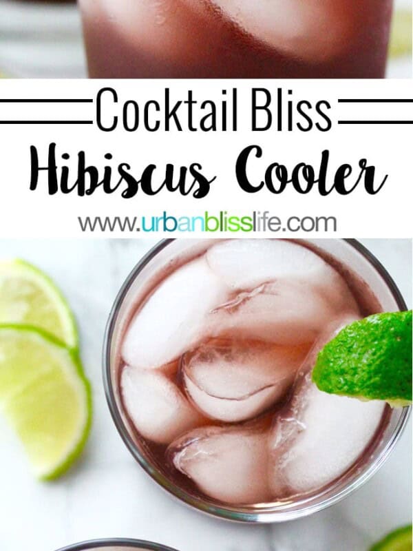 Hibiscus Cooler recipe on UrbanBlissLife.com