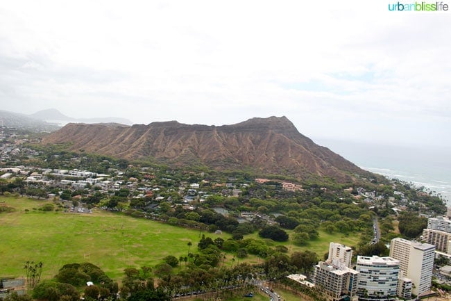 oahu helicopter tour - diamond head