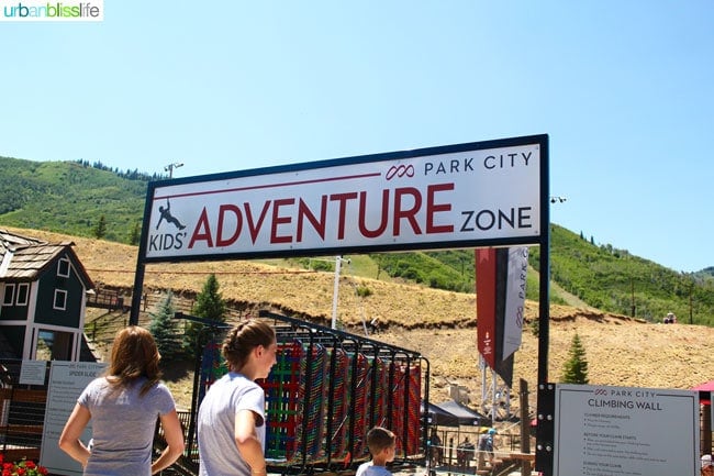 park city summer activities: park city mountain kids adventure zone