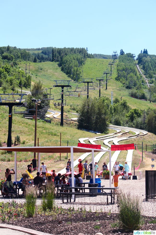 park city summer activities: alpine slide