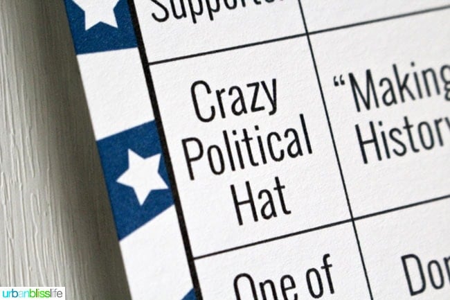 Throwing an Election Day party? These Election Day Printables include Election Day Bingo and Bi-Partisan Party Circles. Download these printables for free at http://UrbanBlissLife.com!