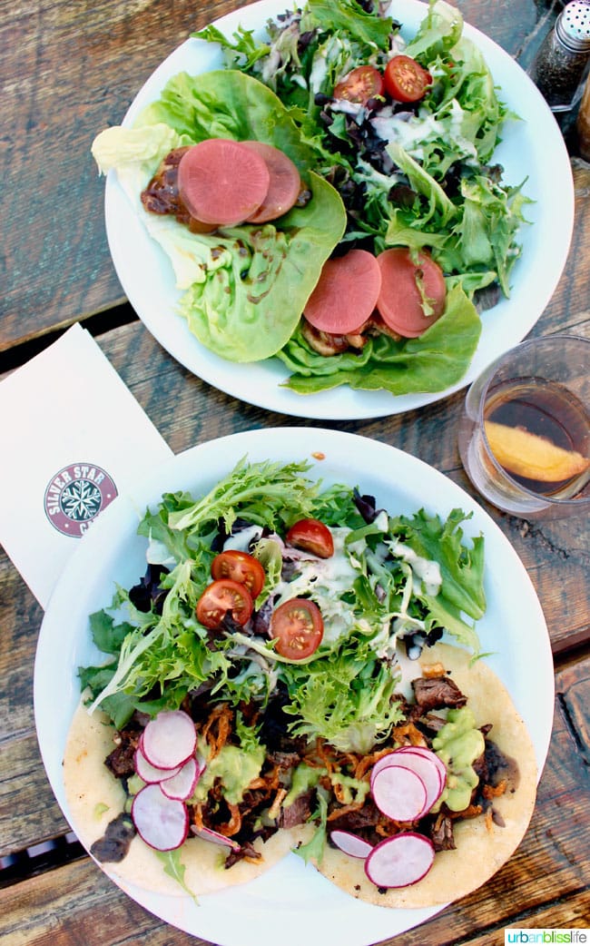 Salads at Silver Star Cafe