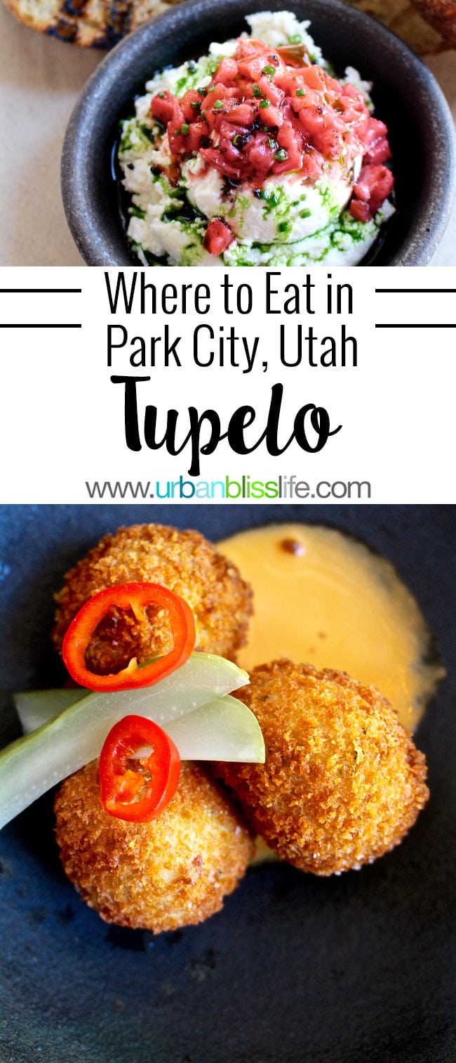 Tupelo restaurant in Park City, Utah serves artisan-sourced, globally inspired cuisine. Restaurant review on UrbanBlissLife.com