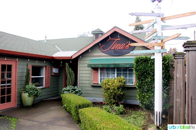 Tina's Bistro in Dundee, Oregon. Restaurant review on UrbanBlissLife.com