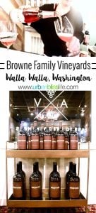 Browne Family Vineyards in Walla Walla, Washington, wine tasting room review on UrbanBlissLife.com