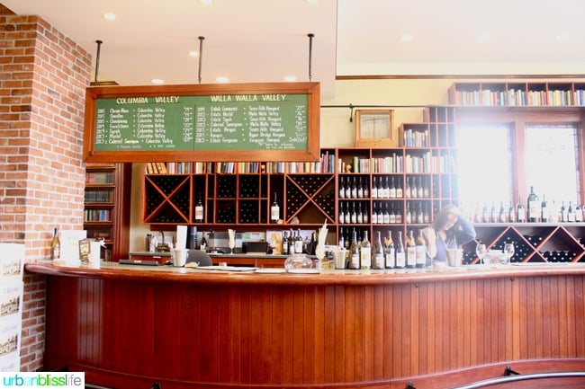 Walla Walla Wineries - L'Ecole Winery bar