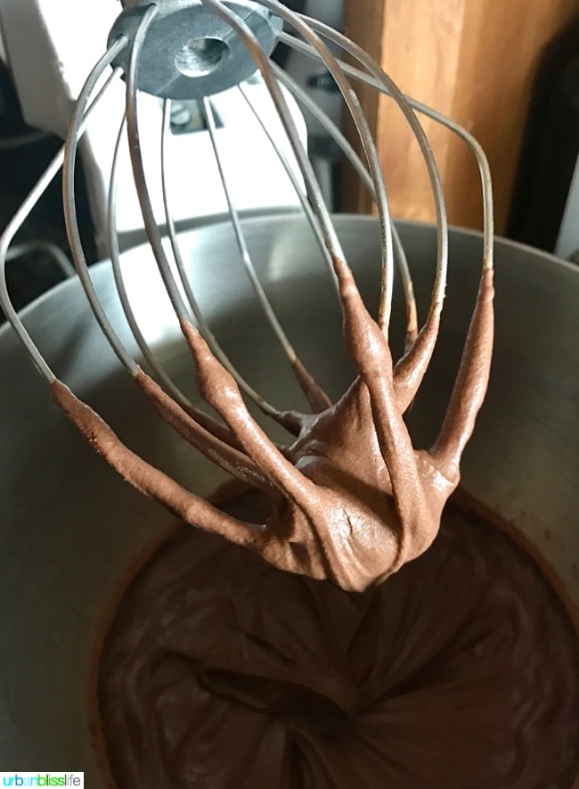 chocolate frosting