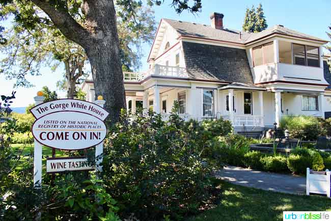 The Gorge White House in Hood River, Oregon